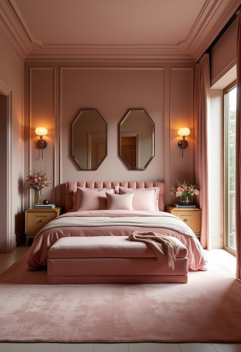 Dusty Pink Bedroom Ideas 30