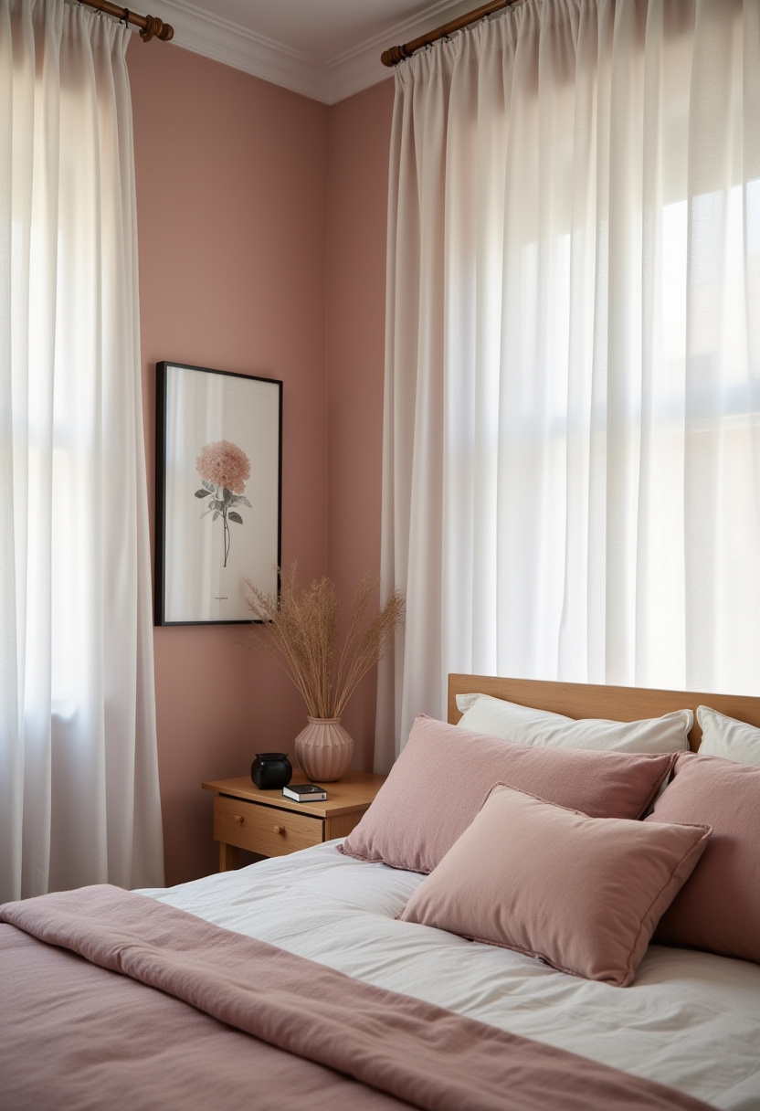 Dusty Rose Bedroom Ideas 1