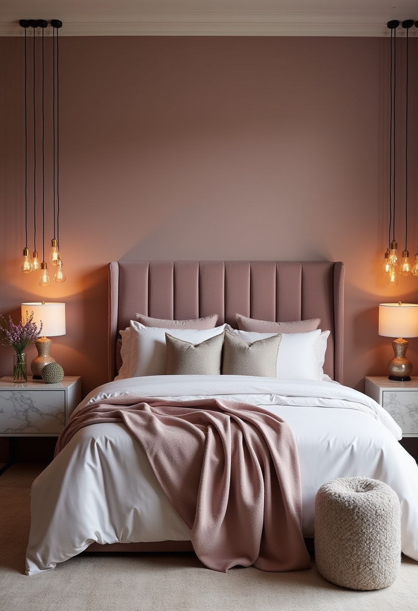 Dusty Rose Bedroom Ideas 2