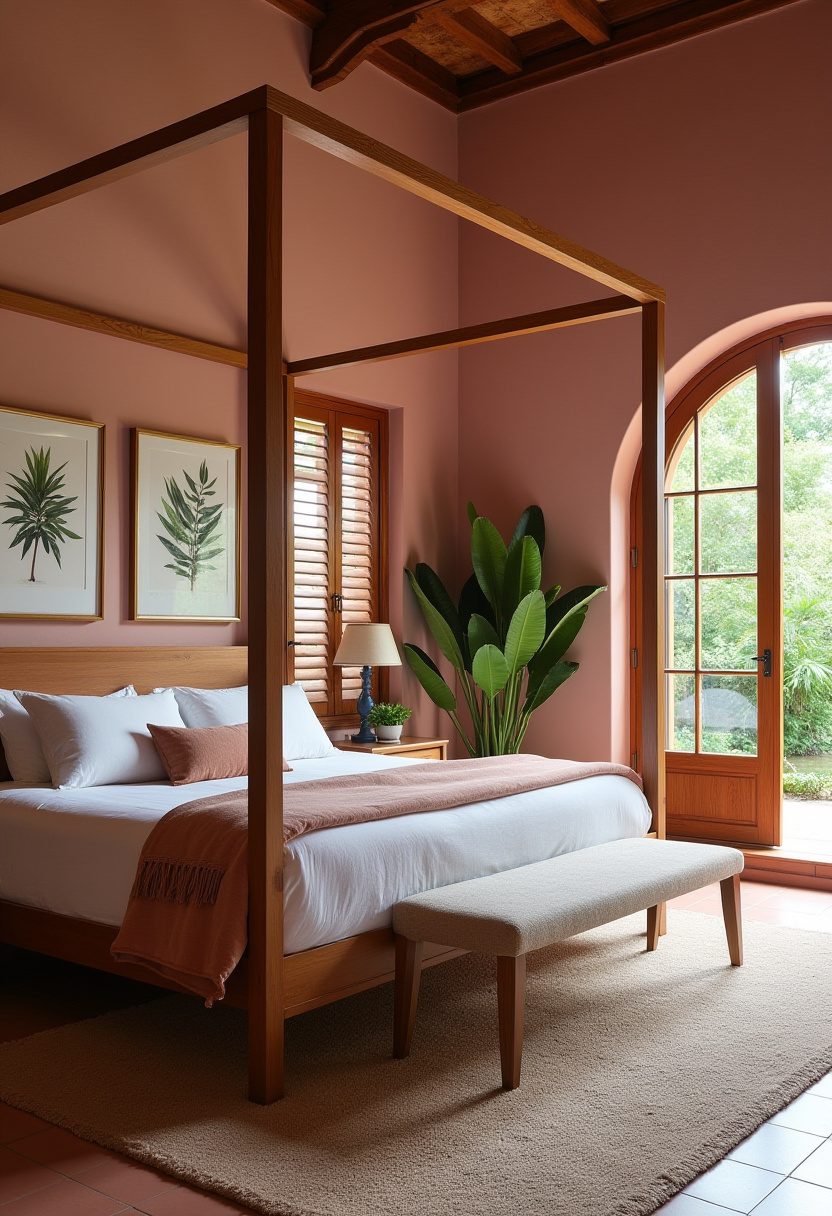 Dusty Rose Bedroom Ideas 24