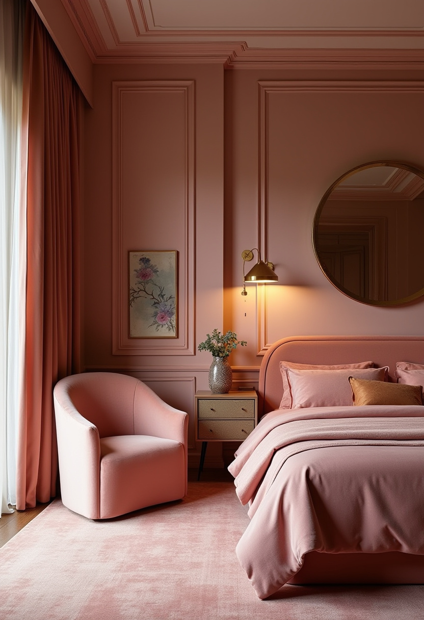 Dusty Rose Bedroom Ideas 4
