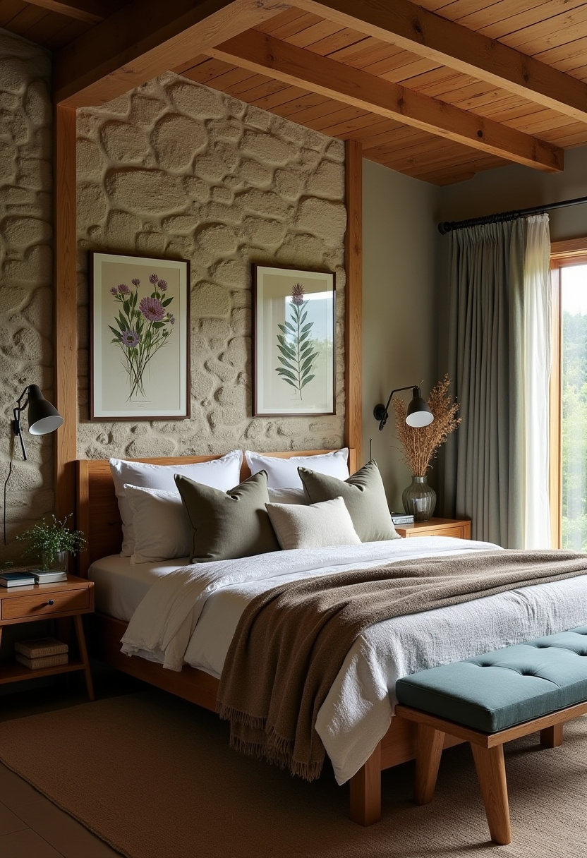 Earthy Modern Bedroom 10