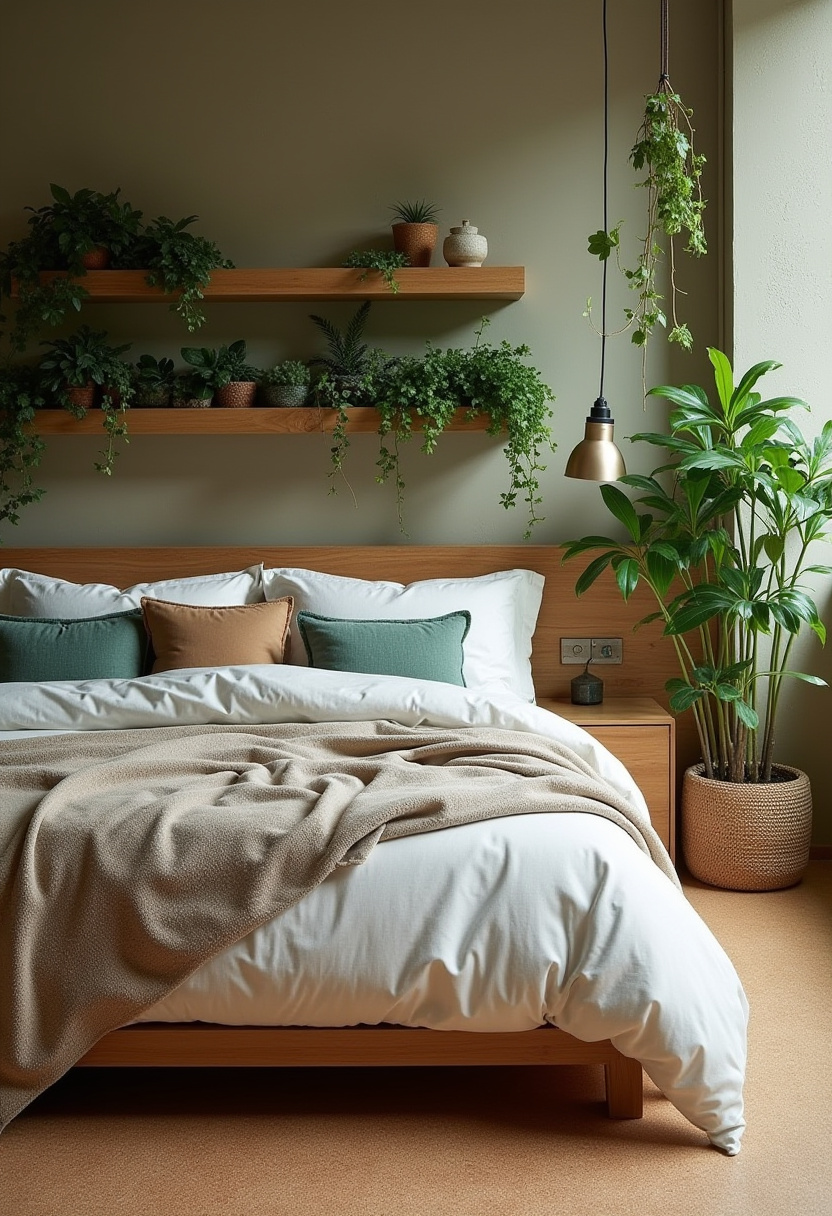 Earthy Modern Bedroom 12