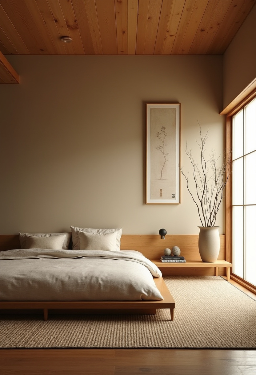 Earthy Modern Bedroom 14