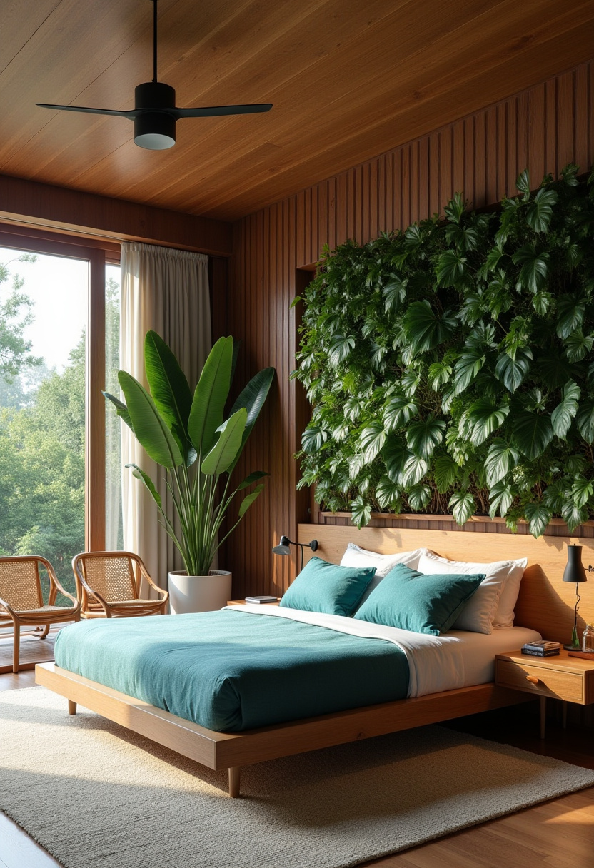 Earthy Modern Bedroom 17