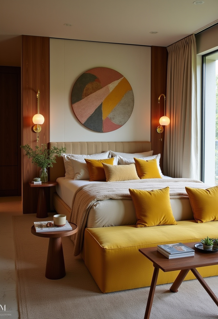 Earthy Modern Bedroom 22