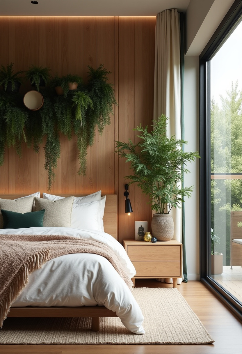 Earthy Modern Bedroom 29
