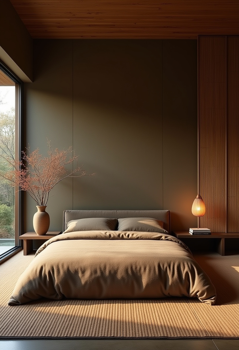 Earthy Moody Bedroom 11