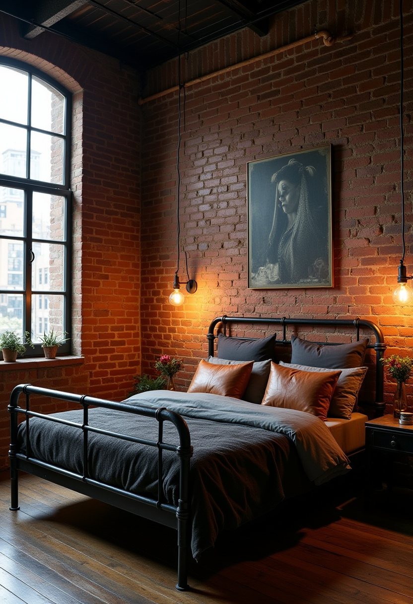 Earthy Moody Bedroom 12