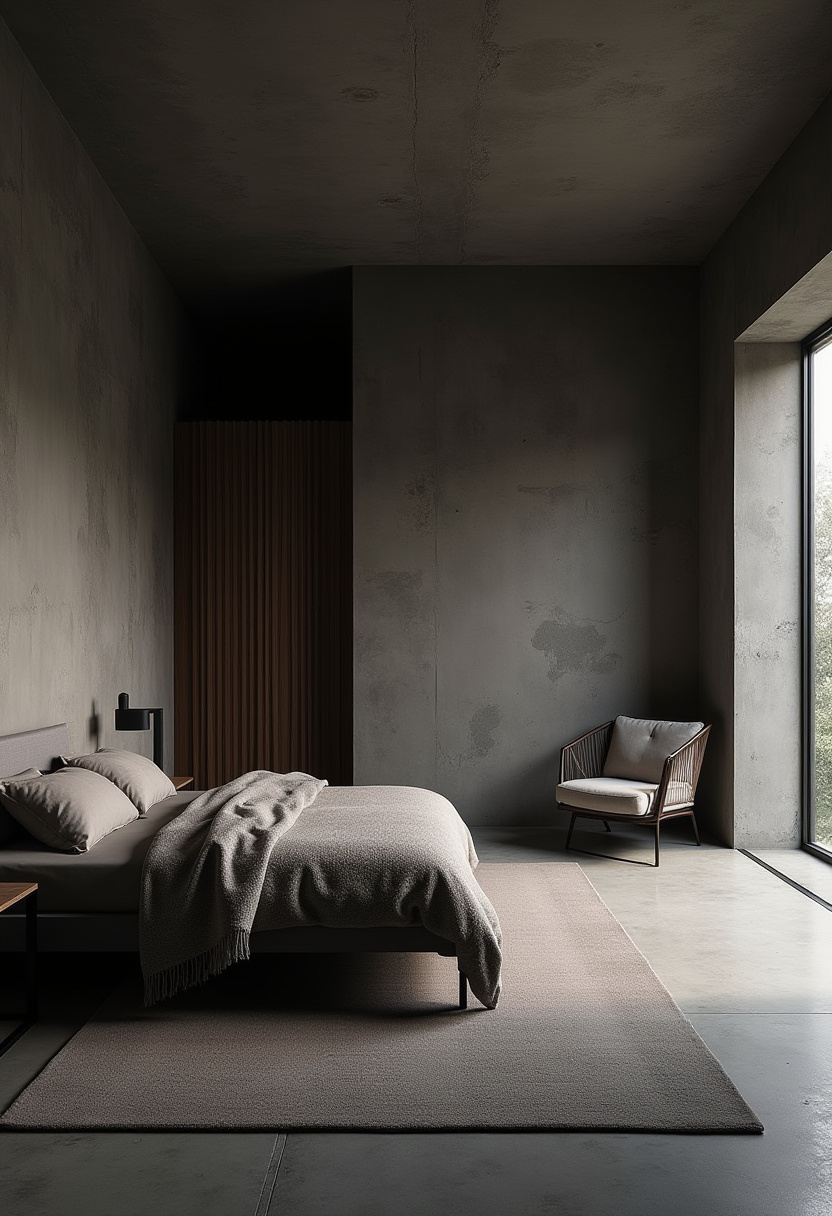 Earthy Moody Bedroom 17