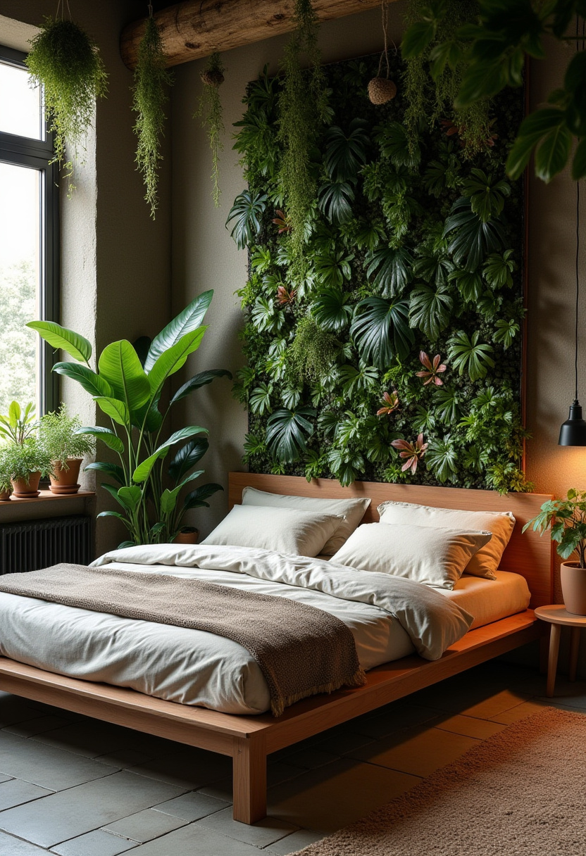 Earthy Moody Bedroom 18