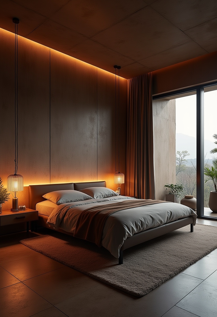 Earthy Moody Bedroom 20