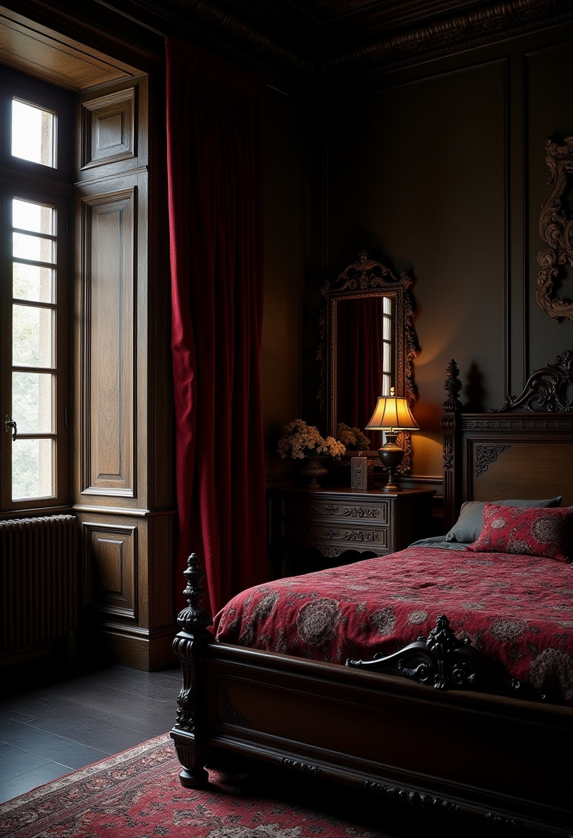 Earthy Moody Bedroom 21