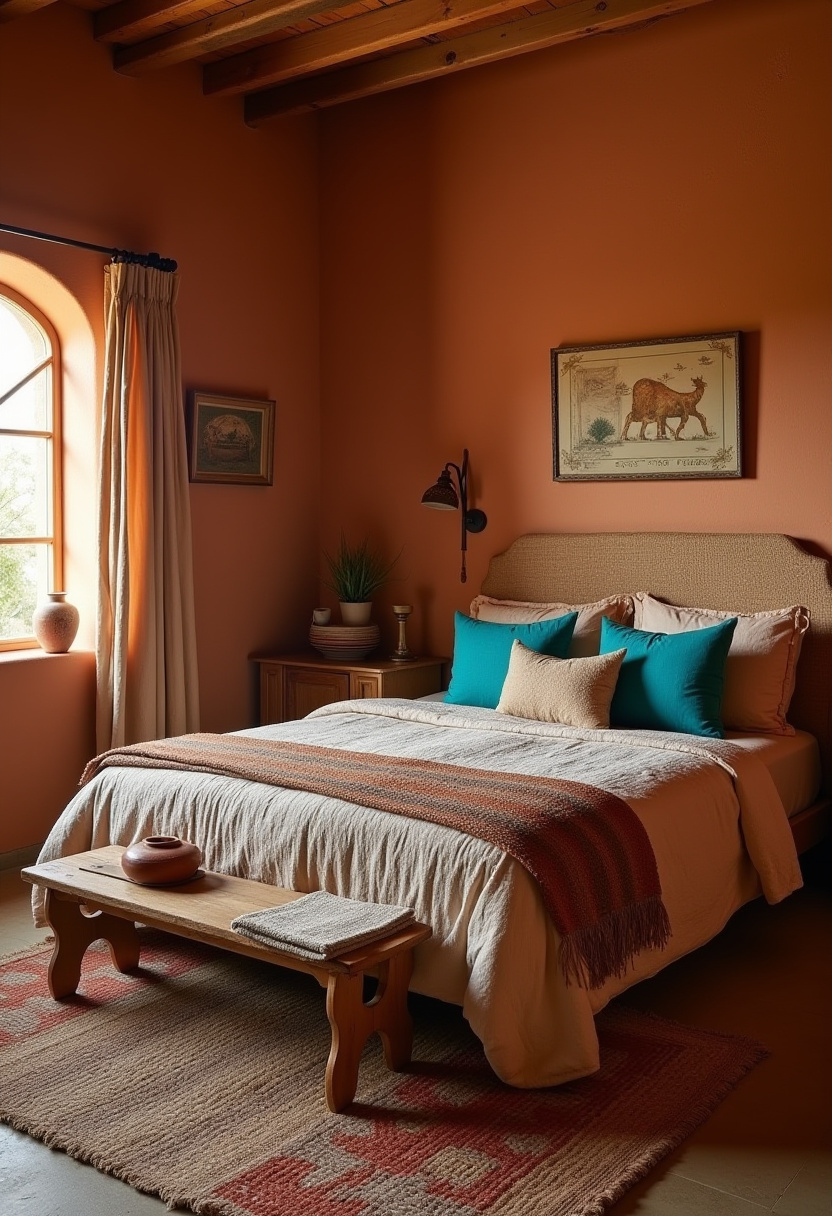 Earthy Moody Bedroom 22