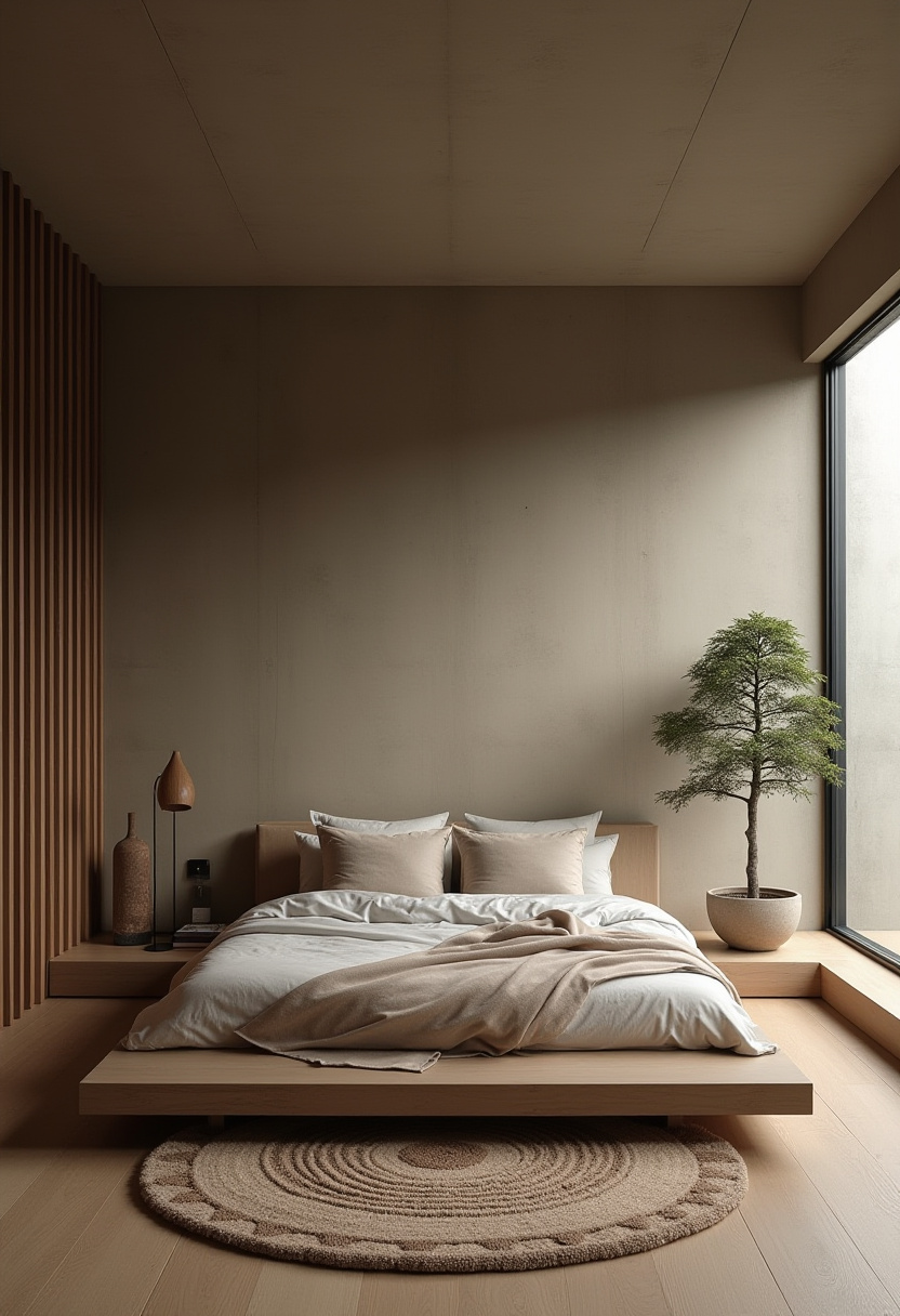 Earthy Moody Bedroom 23