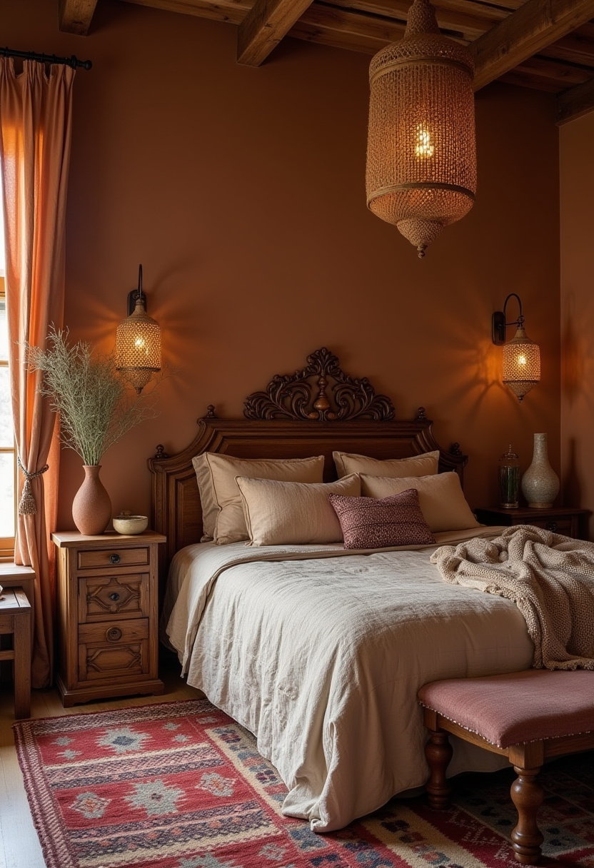 Earthy Moody Bedroom 5