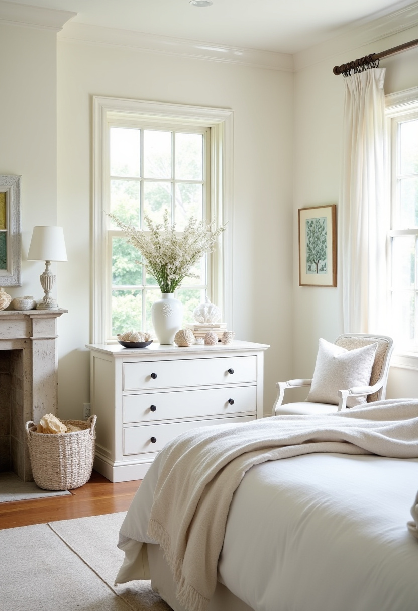 Elegant English Bedroom Charm Vintage Aesthetic 16