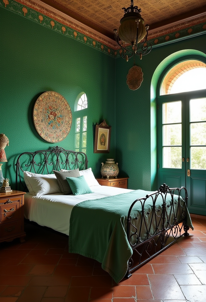 Emerald Bedroom Ideas 11