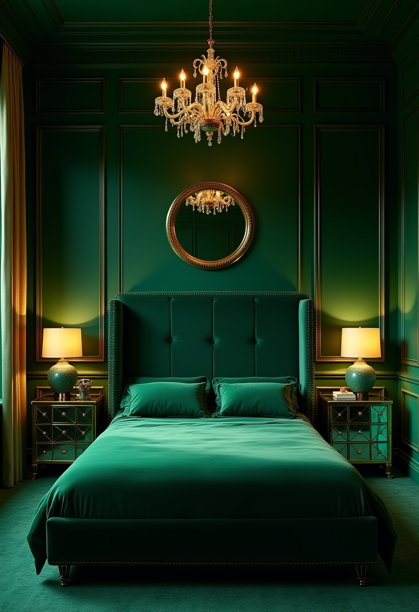Emerald Bedroom Ideas 20