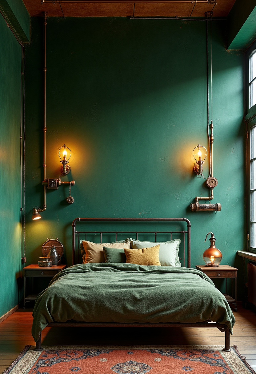 Emerald Bedroom Ideas 22