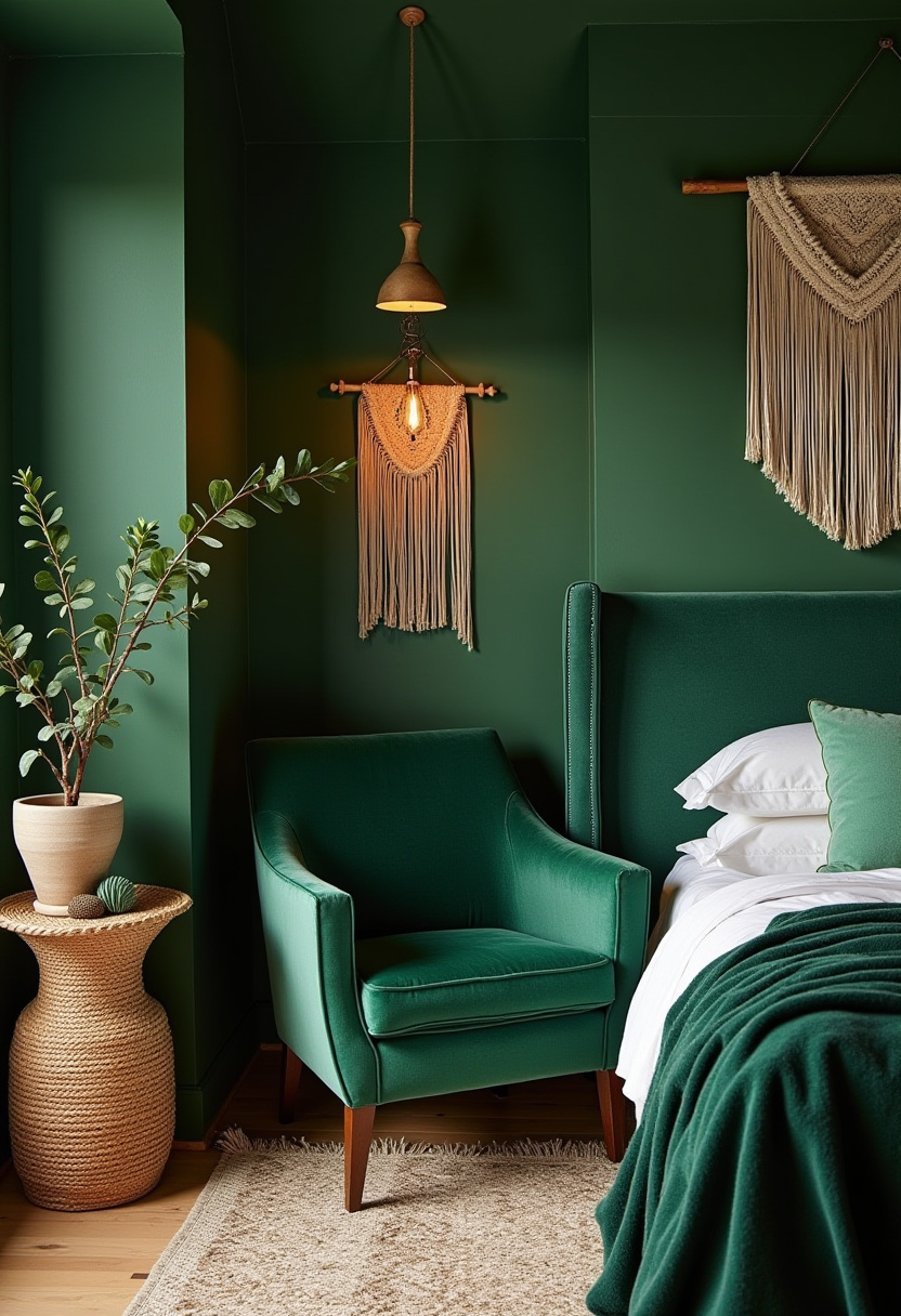 Emerald Bedroom Ideas 4