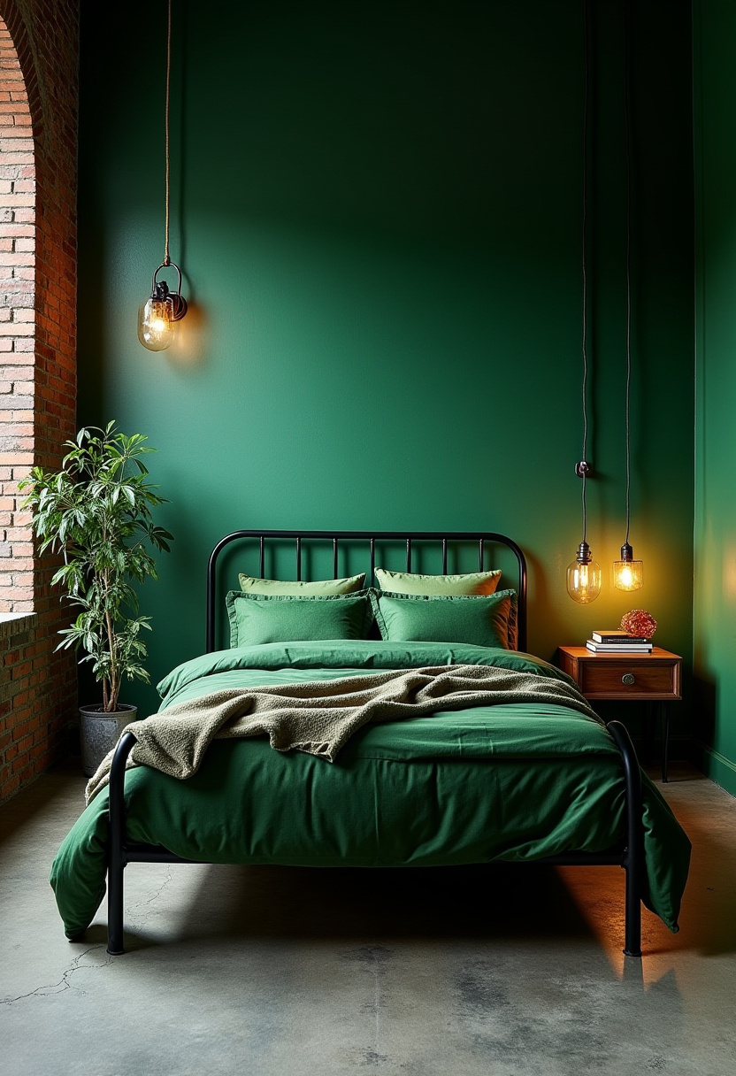 Emerald Bedroom Ideas 7