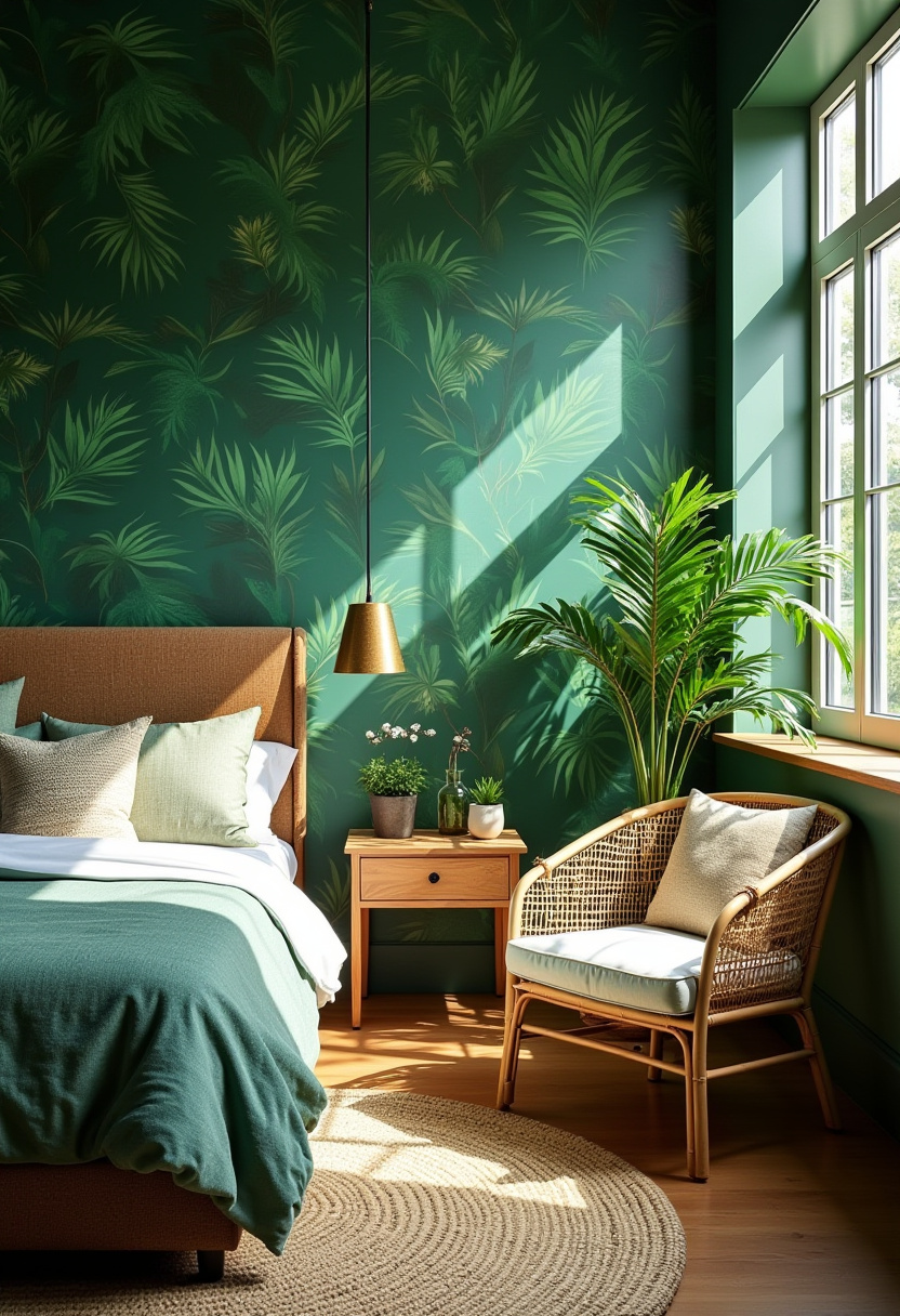 Emerald Bedroom Ideas 9