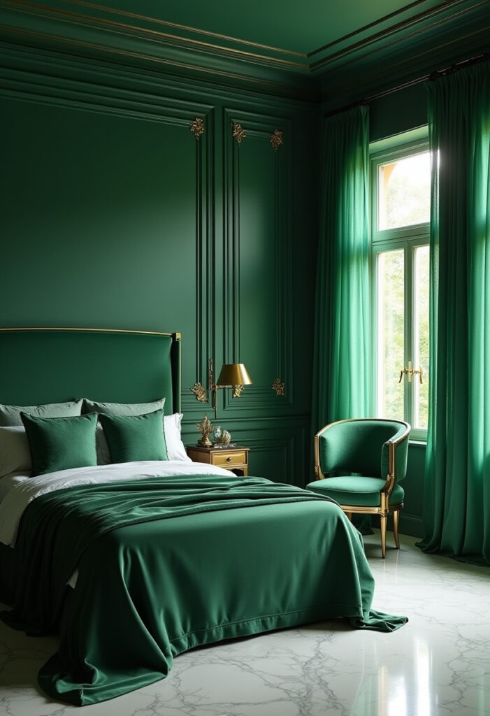 Emerald Green Bedroom Ideas 1