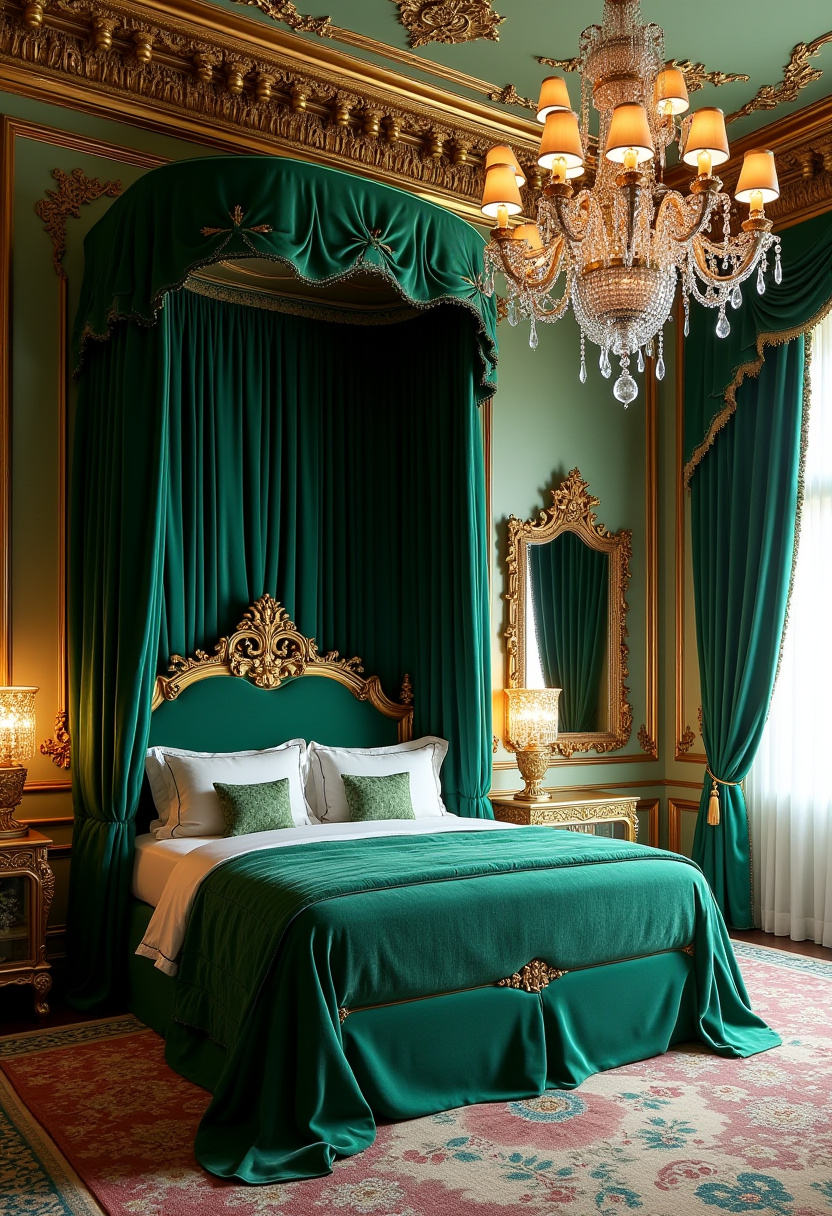 Emerald Green Bedroom Ideas 13