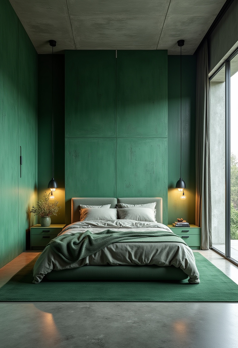 Emerald Green Bedroom Ideas 18