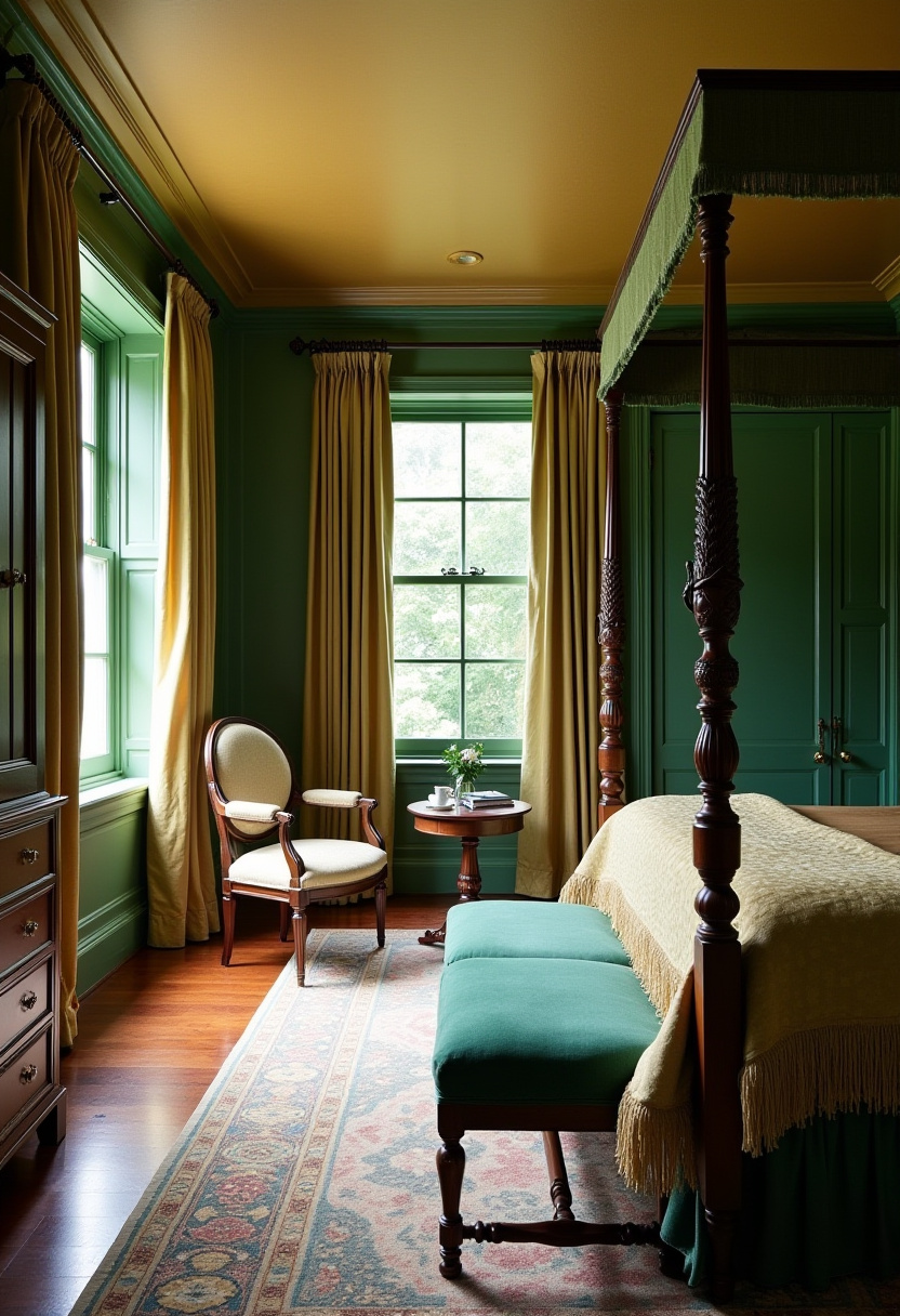 Emerald Green Bedroom Ideas 22