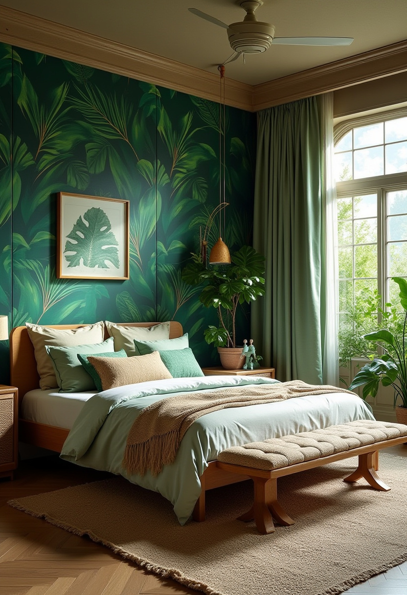 Emerald Green Bedroom Ideas 8