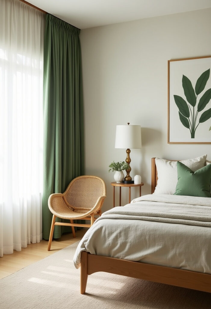 Green And Beige Bedroom Ideas 1