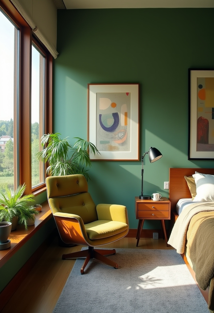 Green And Grey Bedroom 6