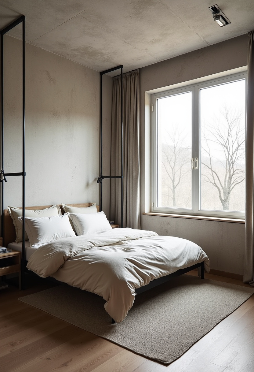 Industrial Bedroom Ideas 16