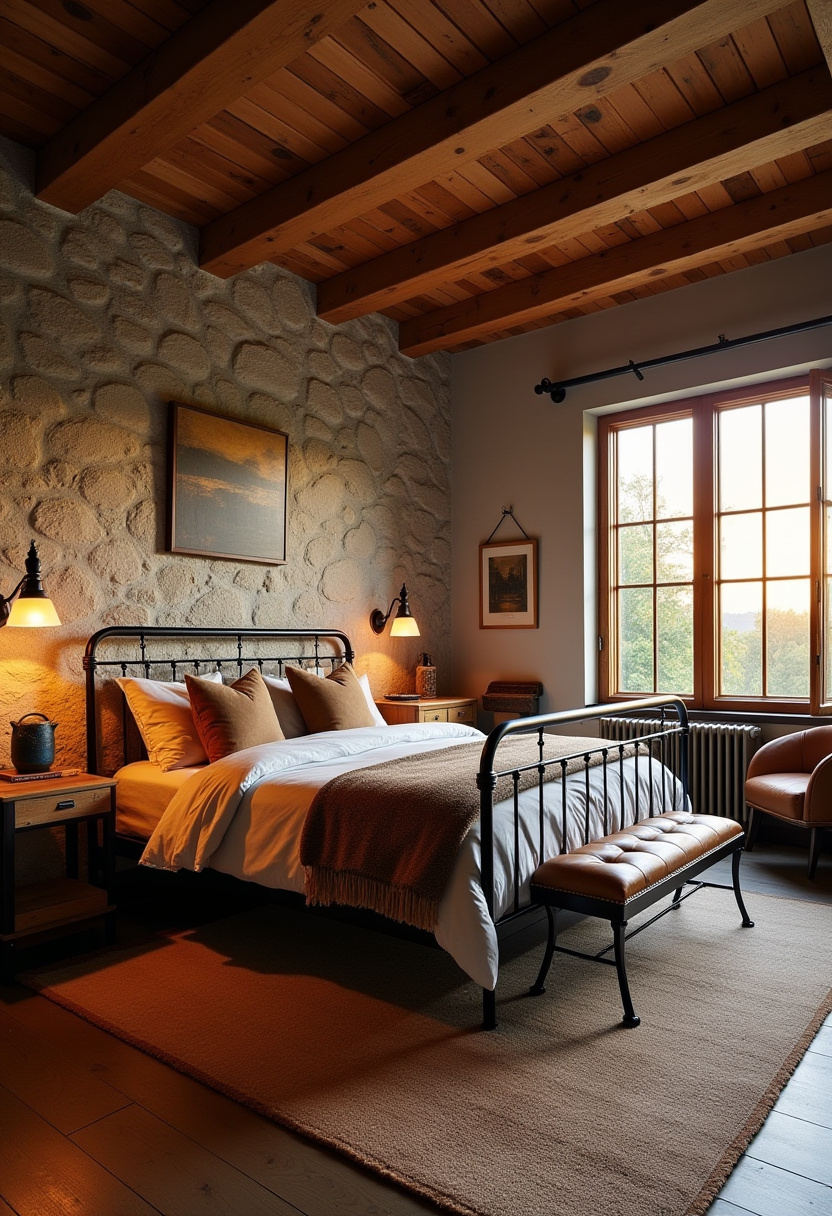 Industrial Bedroom Ideas 22