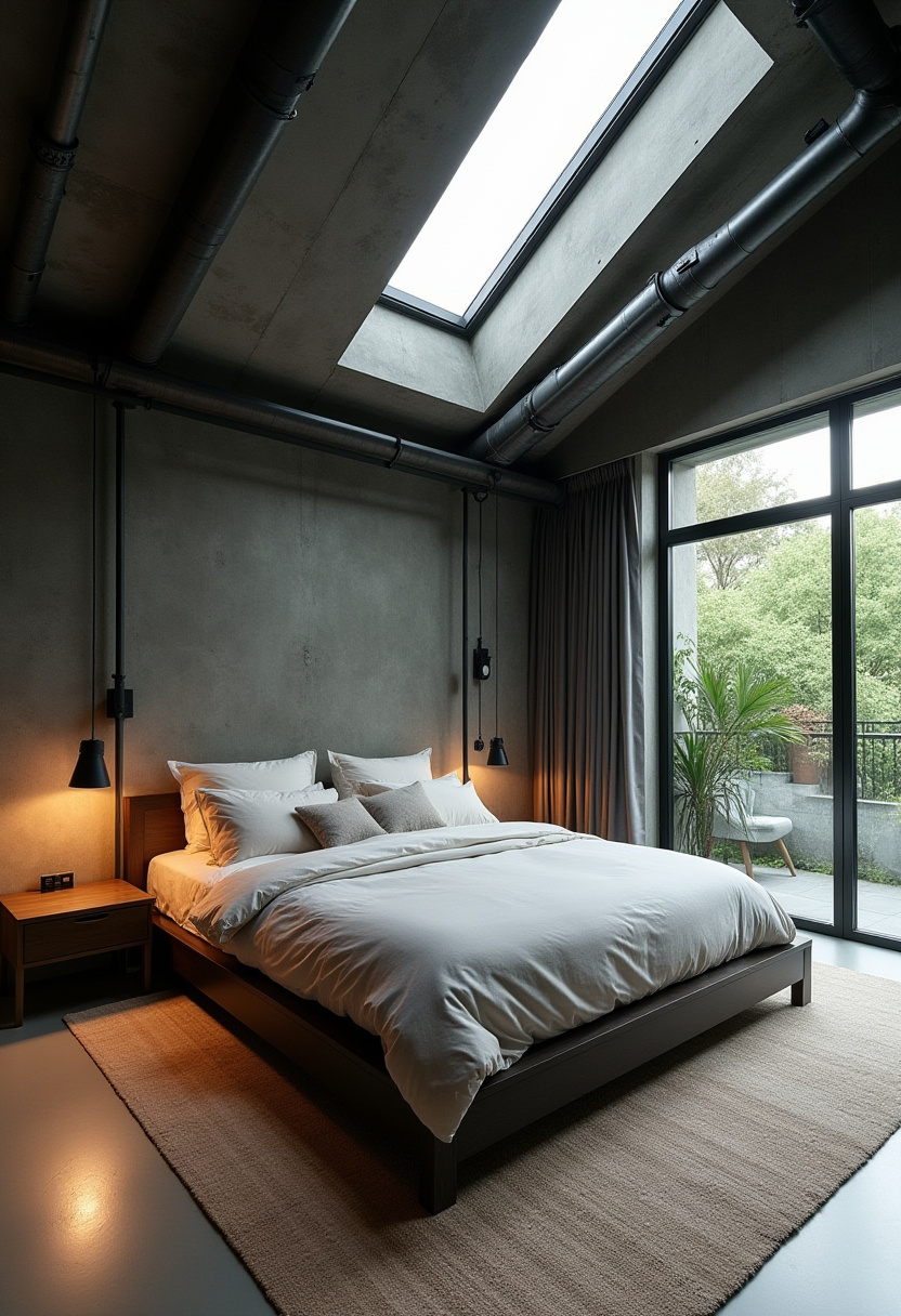 Industrial Bedroom Ideas 3