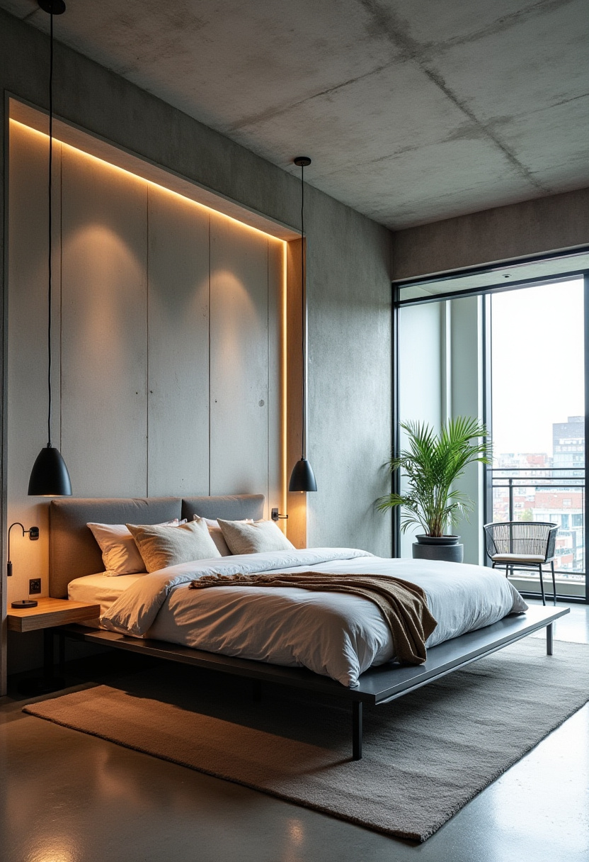 Industrial Bedroom Ideas 8