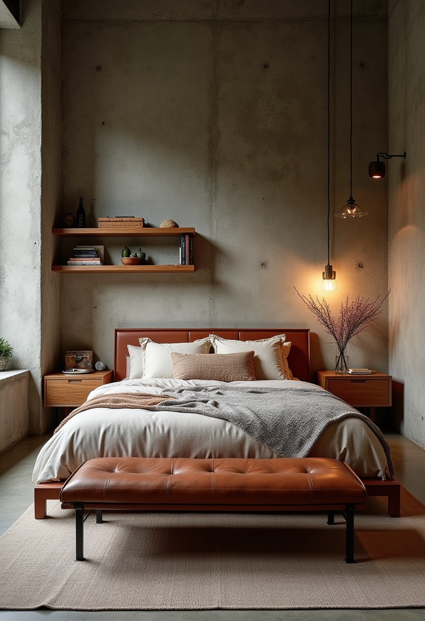 Industrial Minimalist Bedroom Ideas 4