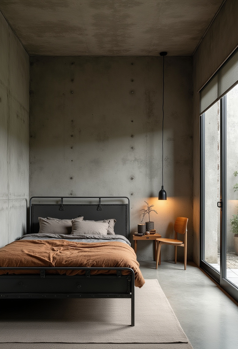 Industrial Minimalist Bedroom Ideas 7