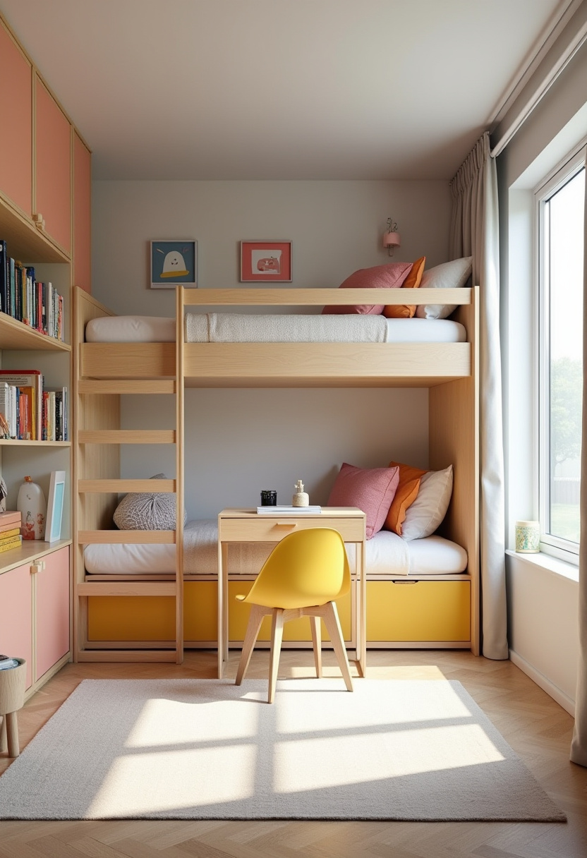 Kids Bunk Bed Ideas For Small Rooms 14