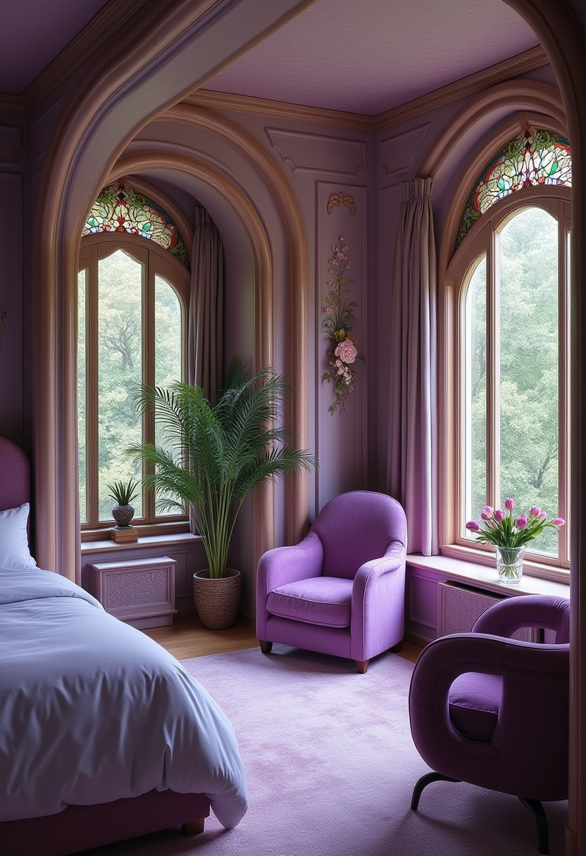 Light Purple Bedroom Ideas 24