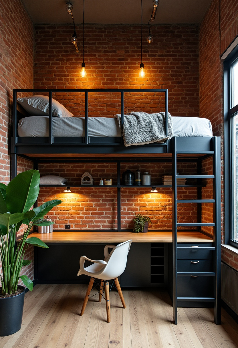 Loft Bed Ideas For Small Rooms Space Saving 2