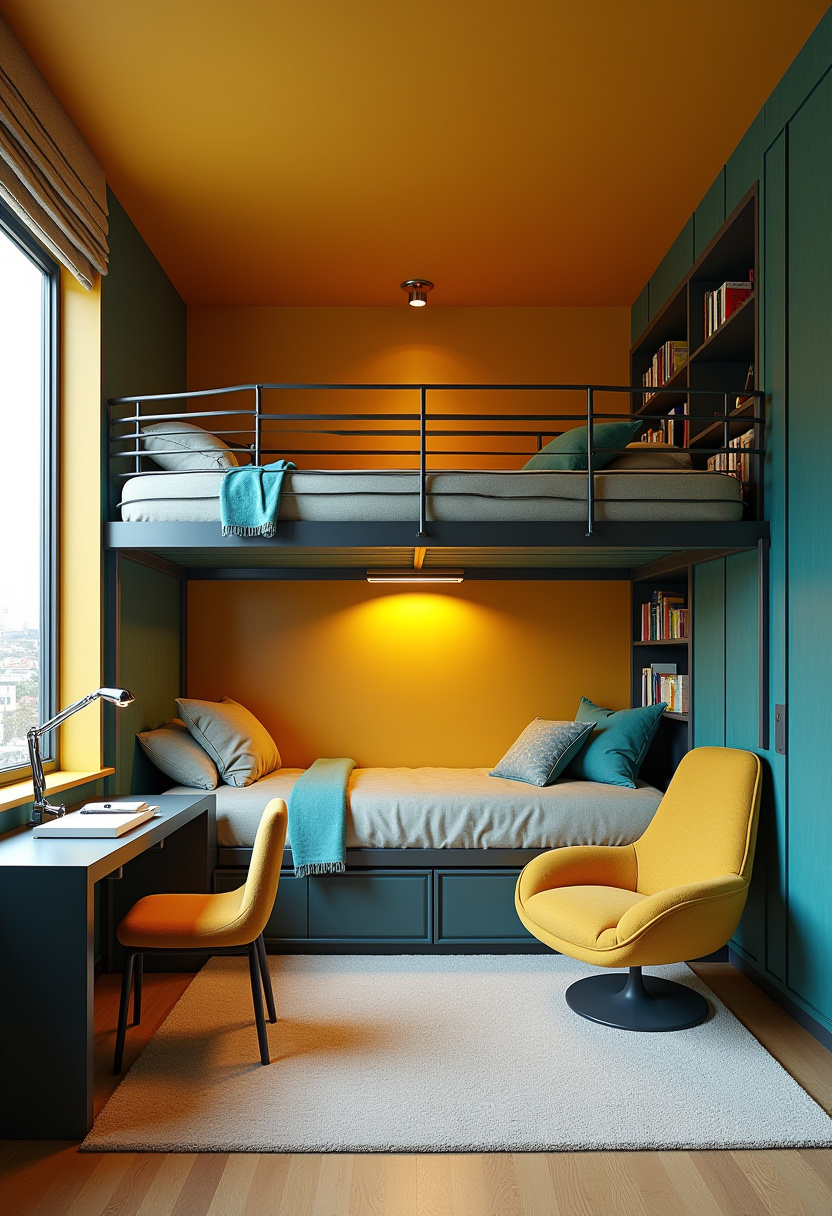 Loft Bed Ideas For Small Rooms Space Saving 4
