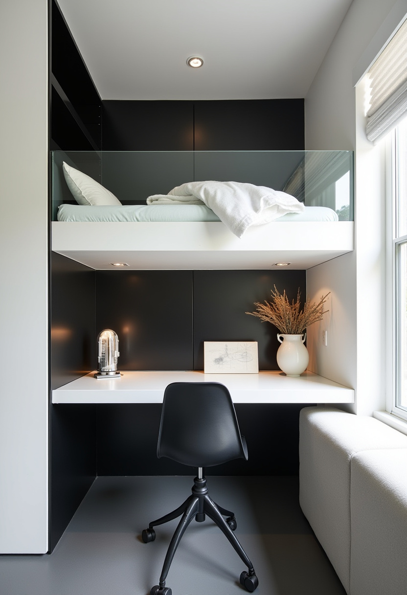 Loft Bed Ideas For Small Rooms Space Saving 5