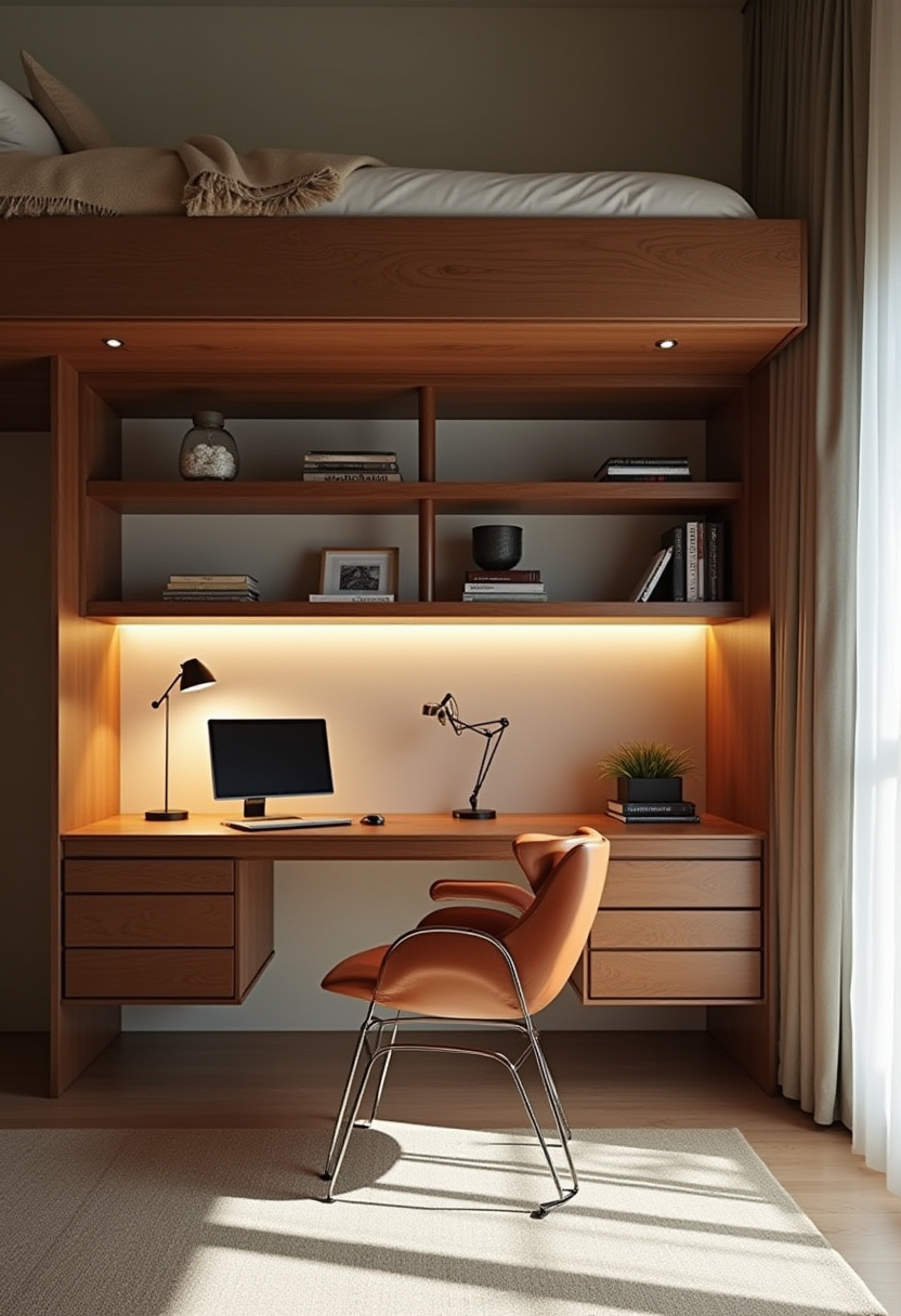 Loft Bed Ideas For Small Rooms Space Saving 8