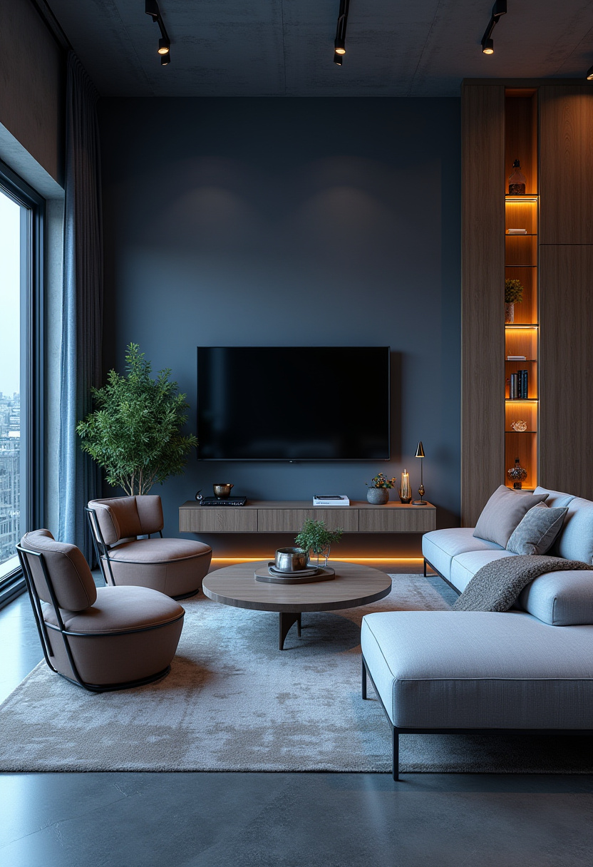 Minimalist Living Room & Modern Designs 24