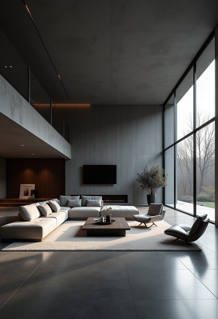Minimalist Living Room & Modern Designs 29