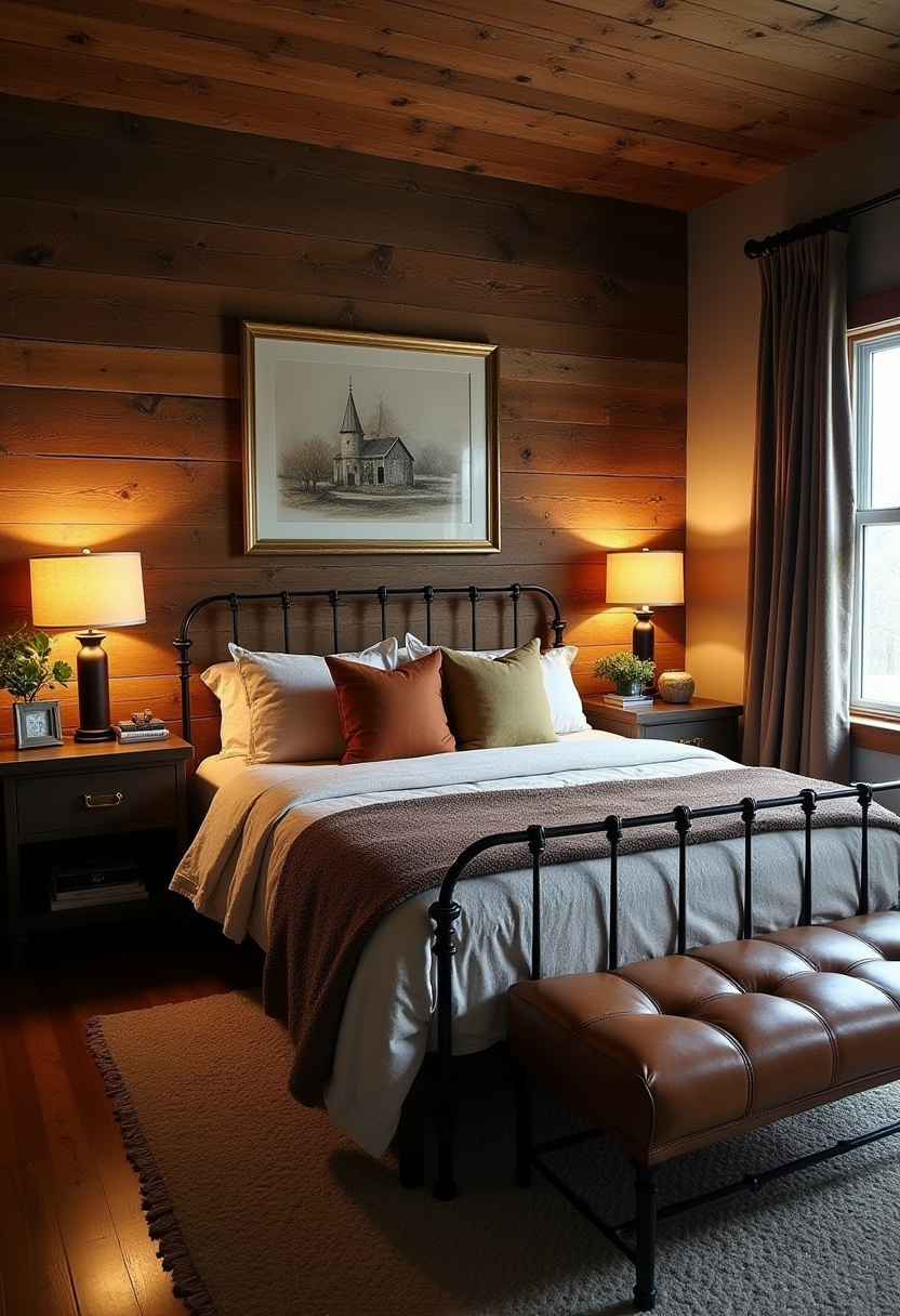 Modern Moody Bedroom 15