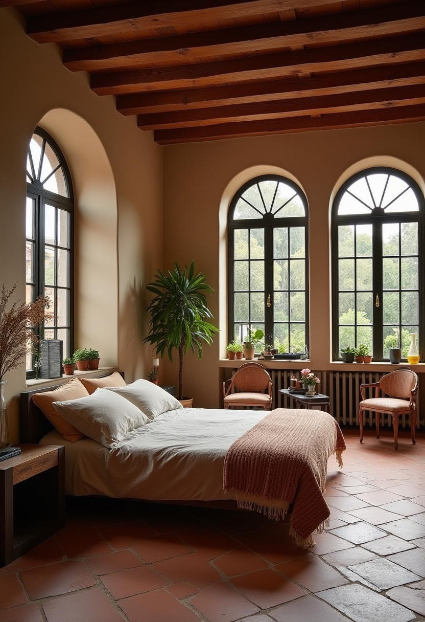 Modern Moody Bedroom 17